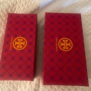 ⭐️⭐️🧡🧡 2 Tory Empty Boxes 🧡🧡⭐️⭐️